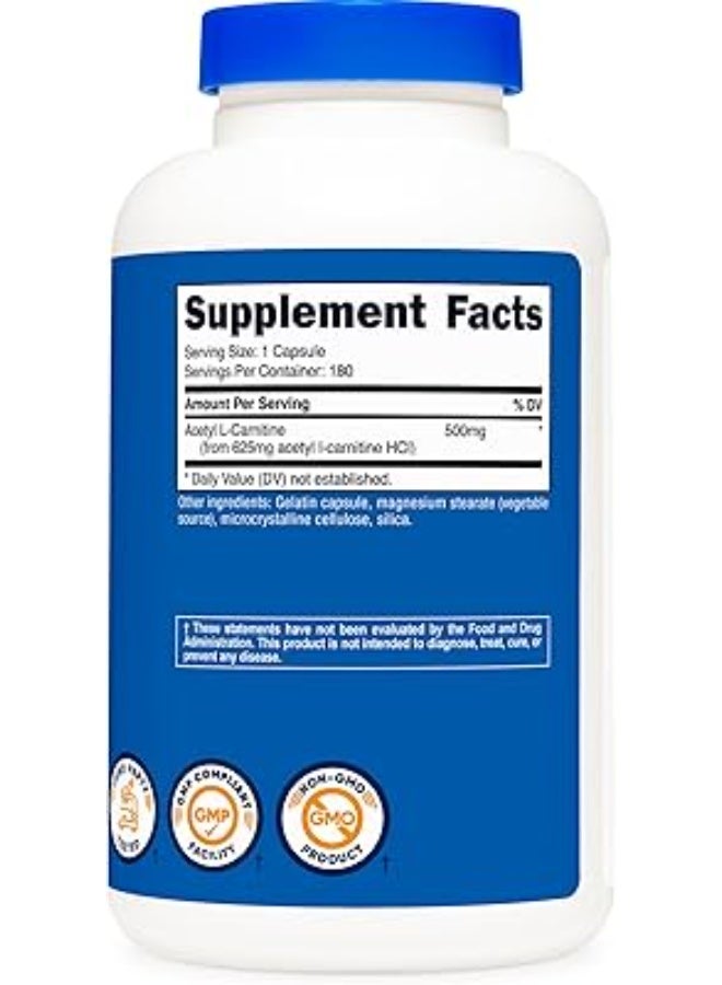 نوتريكوست، أسيتيل إل-كارنيتين، 500 ملغ، 180 كبسولة (BACK OF 2) - Image 3